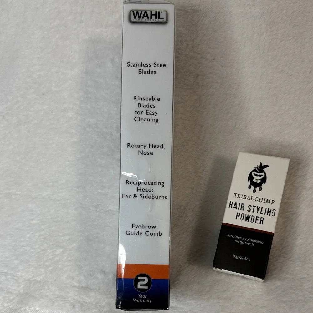 Bundle Wahl Dual-Head Trimmer & Hair styling powder